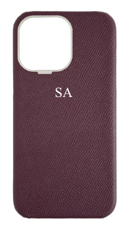 Customized Maroon Strapless Epsom Case