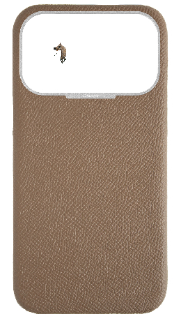 Customized Taupe Strapless Epsom Case