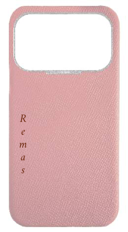 Customized Blush Pink Strapless Epsom Case
