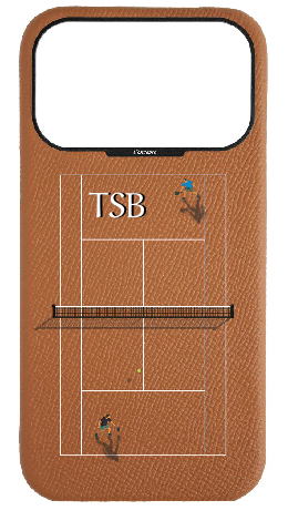 Customized Tan Strapless Case 
                 Tennis
