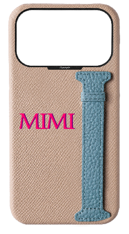 Customized Beige / Slate Limited Edition Side Strap Case