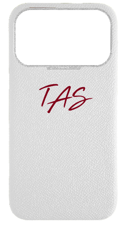 Customized White Epsom Strapless Case