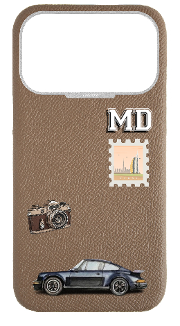 Customized Taupe Strapless Case 
                 Stamp Collection