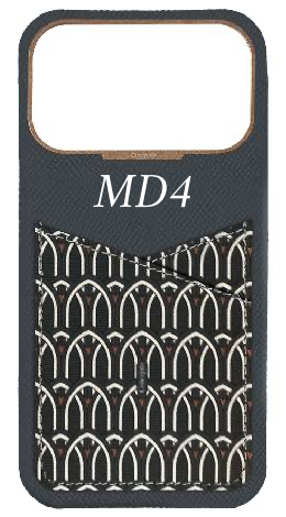 Customized Grey Monogram Pocket Case
