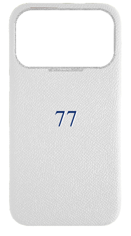 Customized White Epsom Strapless Case