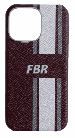 Customized Striped Maroon Strapless Case