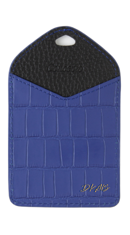 Customized Blue ID Holder