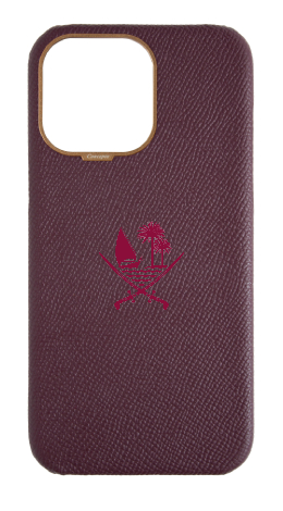 Customized Maroon Strapless Epsom Case