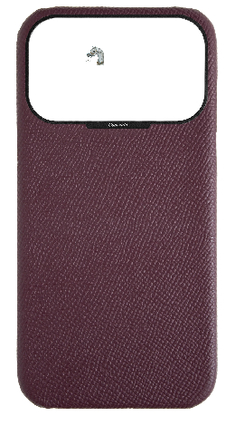 Customized Maroon Strapless Epsom Case