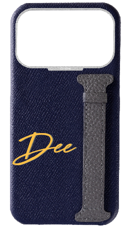 Customized Navy / Grey Limited Edition Side Strap Case