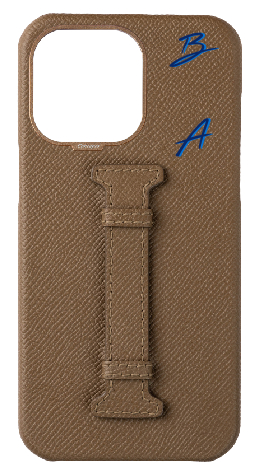 Customized Taupe Epsom Middle Strap Case