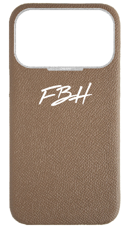 Customized Taupe Strapless Epsom Case