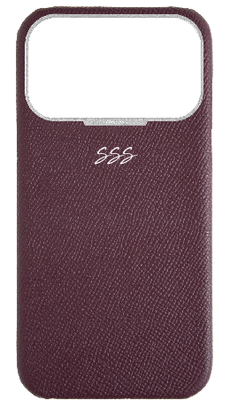 Customized Maroon Strapless Epsom Case