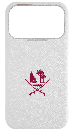 Customized White Epsom Strapless Case