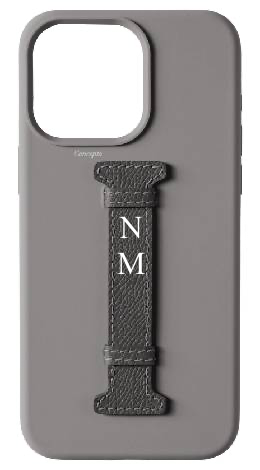 Customized Grey Silicon Middle Strap Case