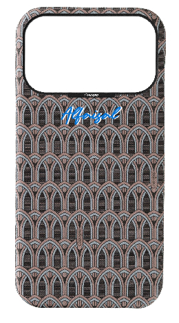 Customized Cream Monogram Strapless Epsom Case