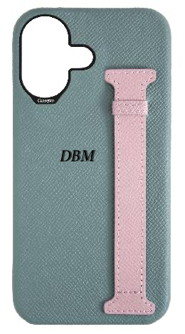 Customized Baby Blue / Pink Limited Edition Side Strap Case