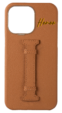 Customized Tan Epsom Middle Strap Case
