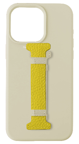 Customized White Silicon Middle Strap Case
