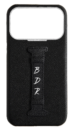 Customized Black Epsom Middle Strap Case