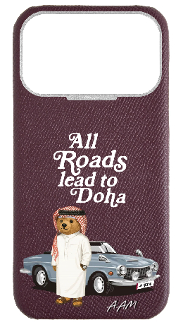 Customized Maroon Strapless Case 
                 Qatar