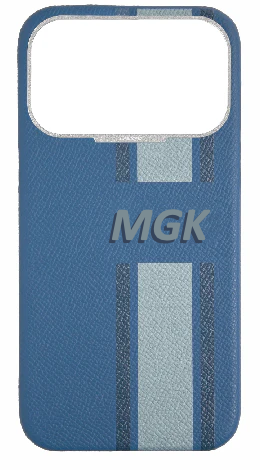 Customized Striped Blue Strapless Case