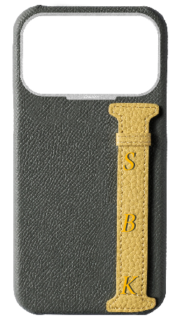 Customized Grey / Yellow Limited Edition Side Strap Case
