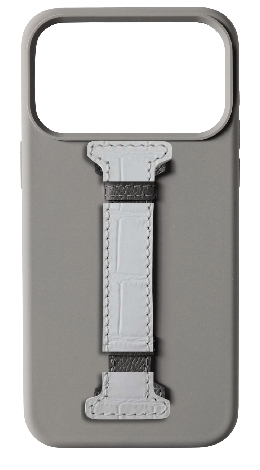 Customized Grey Silicon Middle Strap Case