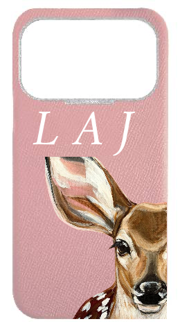 Customized Pink Strapless Epsom Case