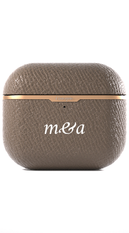 Customized Taupe AirPods Case (3rd &amp; 4th Generation)