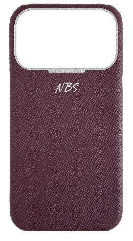 Customized Maroon Strapless Epsom Case