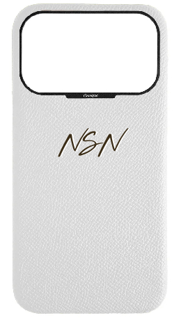 Customized White Epsom Strapless Case