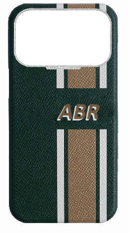 Customized Striped Green Strapless Case