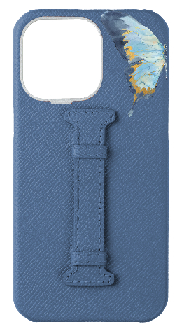 Customized Navy Epsom Middle Strap Case