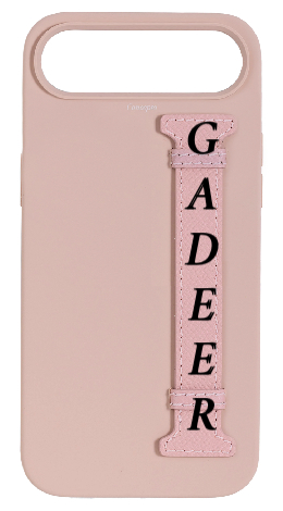 Customized Soft Pink Silicon Side Strap Case