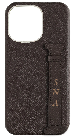 Customized Brown Epsom Side Strap Case