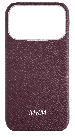 Customized Maroon Strapless Epsom Case