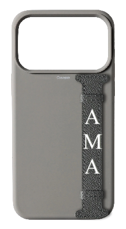 Customized Grey Silicon Side Strap Case