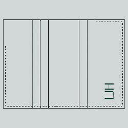 Customized Bespoke Modern Bifold Wallet