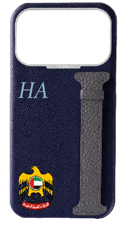Customized Navy / Grey Limited Edition Side Strap Case