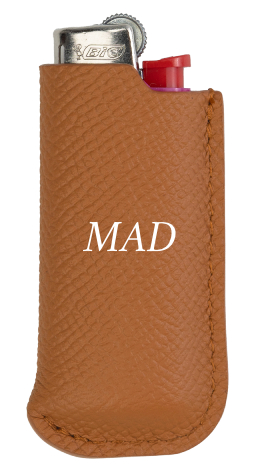 Customized Tan Bic Lighter Sleeve