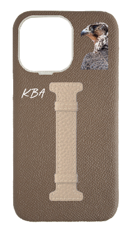 Customized Taupe/ Beige Limited Edition Middle Strap Case