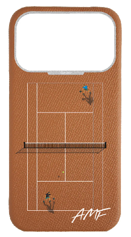 Customized Tan Strapless Case 
                 Tennis