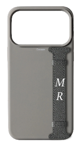Customized Grey Silicon Side Strap Case