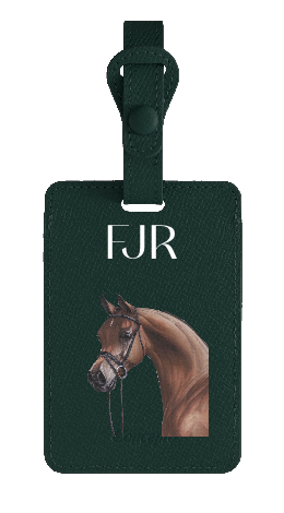 Customized Green Luggage Tag