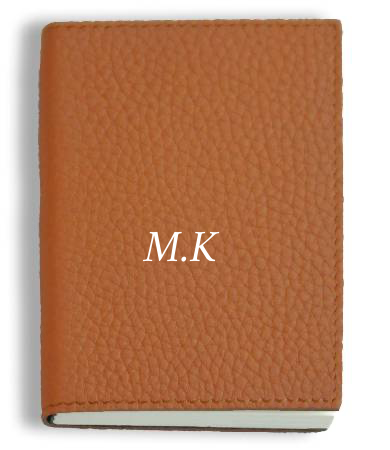 Customized Tan Mini Notebook