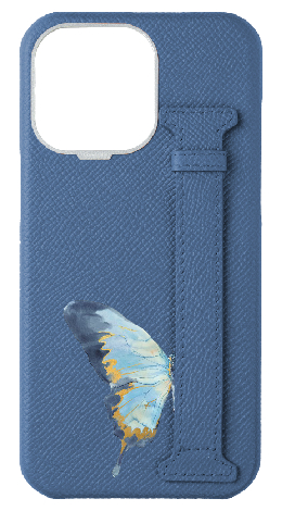 Customized Navy Epsom Side Strap Case