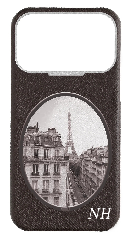 Customized Brown Strapless Epsom Case 
                 Paris
