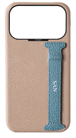 Customized Beige / Slate Limited Edition Side Strap Case