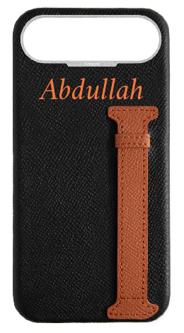 Customized Black / Tan Limited Edition Side Strap Case